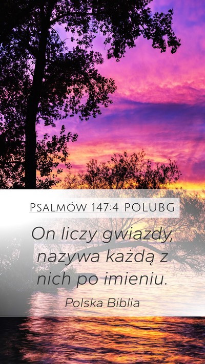 Psalmów 147:4 POLUBG Bible Verse Image