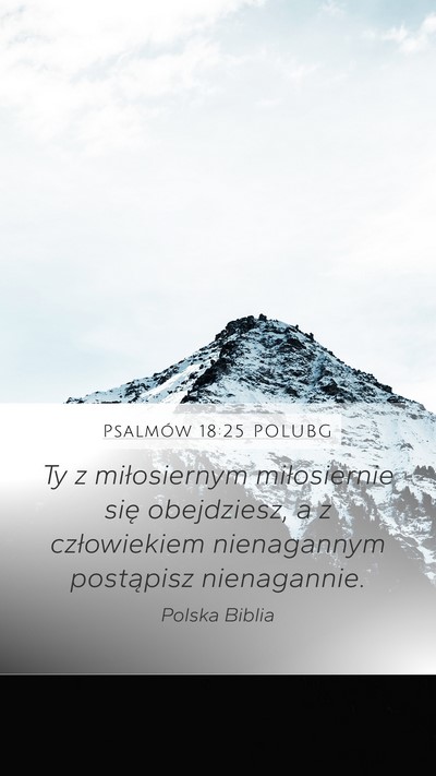Psalmów 18:25 POLUBG Bible Verse Image