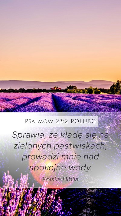 Psalmów 23:2 POLUBG Bible Verse Image