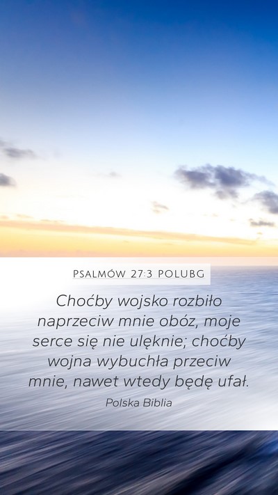 Psalmów 27:3 POLUBG Bible Verse Image