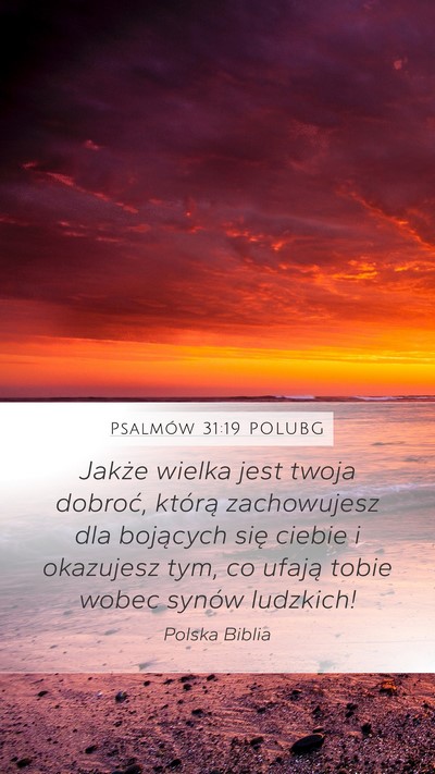 Psalmów 31:19 POLUBG Bible Verse Image