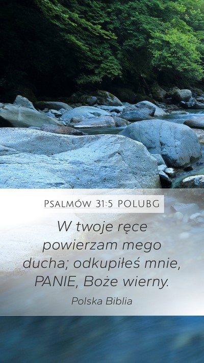 Psalmów 31:5 POLUBG Bible Verse Image