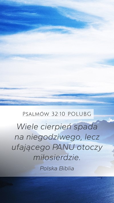 Psalmów 32:10 POLUBG Bible Verse Image