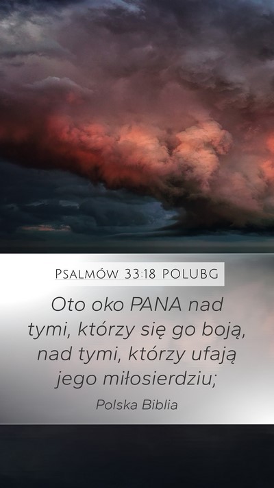 Psalmów 33:18 POLUBG Bible Verse Image