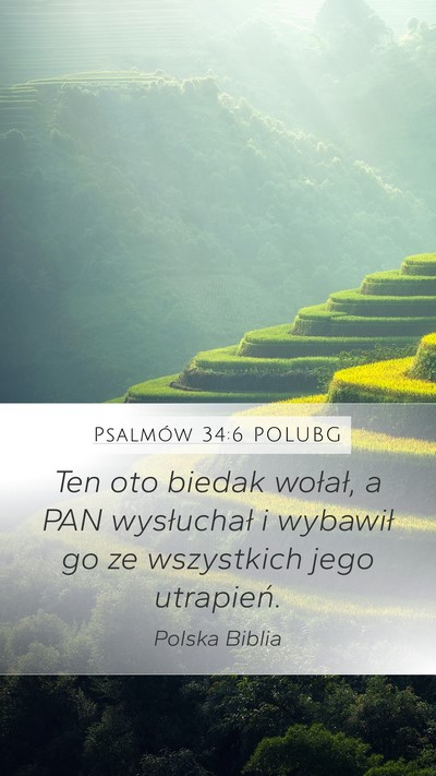 Psalmów 34:6 POLUBG Bible Verse Image