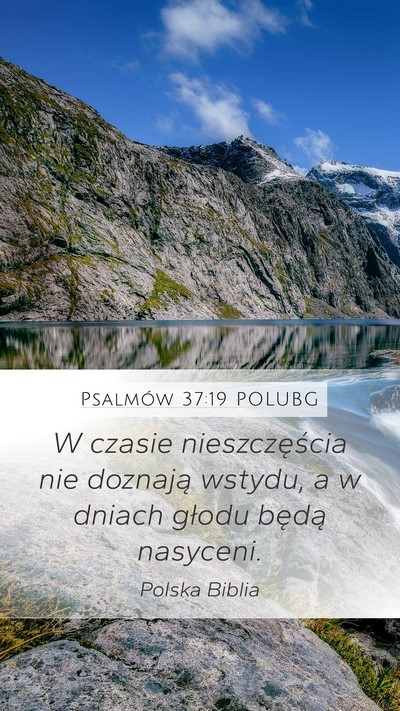Psalmów 37:19 POLUBG Bible Verse Image