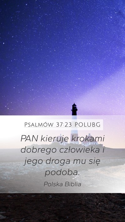 Psalmów 37:23 POLUBG Bible Verse Image