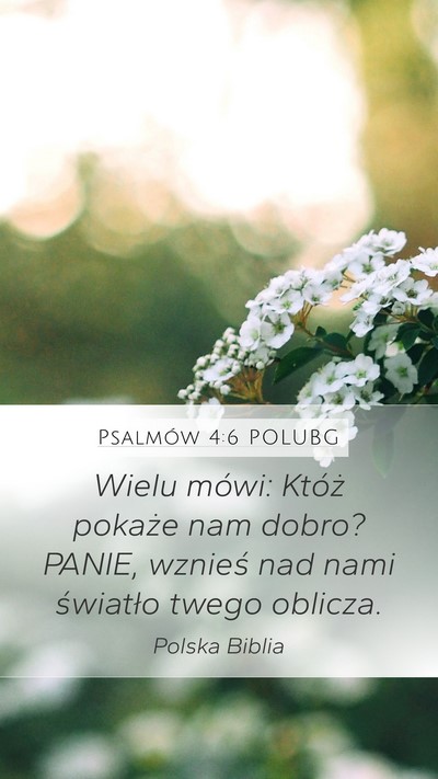 Psalmów 4:6 POLUBG Bible Verse Image