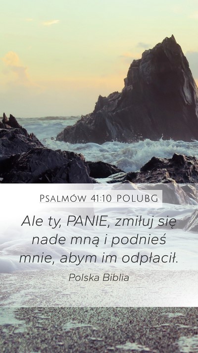 Psalmów 41:10 POLUBG Bible Verse Image
