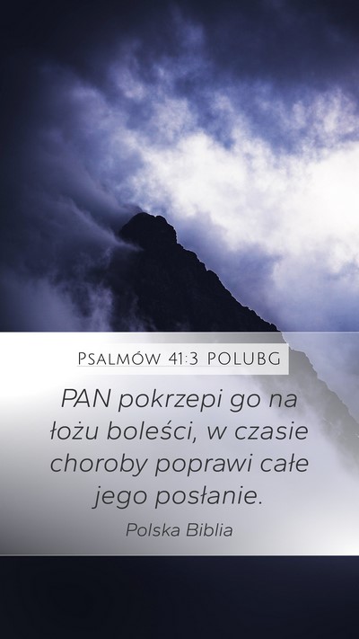 Psalmów 41:3 POLUBG Bible Verse Image