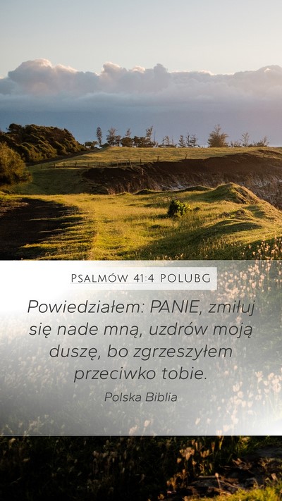 Psalmów 41:4 POLUBG Bible Verse Image