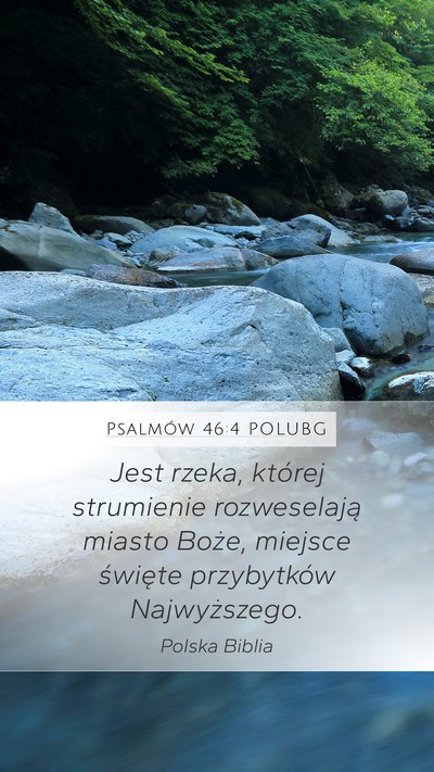 Psalmów 46:4 POLUBG Bible Verse Image