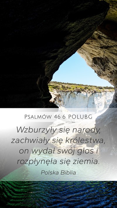 Psalmów 46:6 POLUBG Bible Verse Image