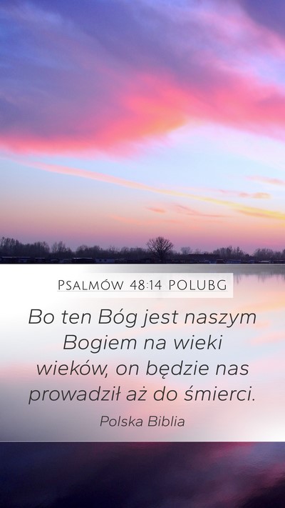 Psalmów 48:14 POLUBG Bible Verse Image