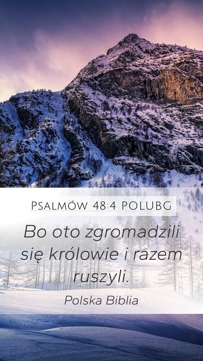 Psalmów 48:4 POLUBG Bible Verse Image