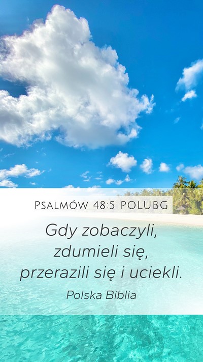 Psalmów 48:5 POLUBG Bible Verse Image