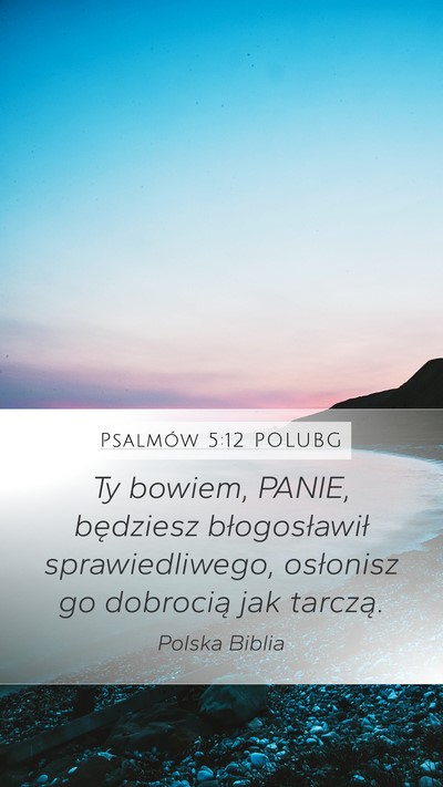 Psalmów 5:12 POLUBG Bible Verse Image