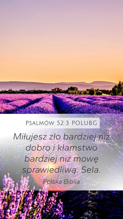 Psalmów 52:3 POLUBG Bible Verse Image