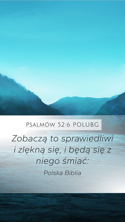 Psalmów 52:6 POLUBG Bible Verse Image