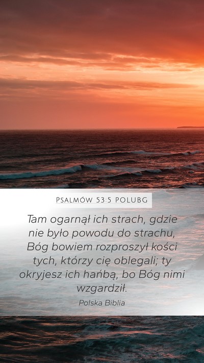Psalmów 53:5 POLUBG Bible Verse Image