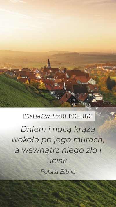 Psalmów 55:10 POLUBG Bible Verse Image