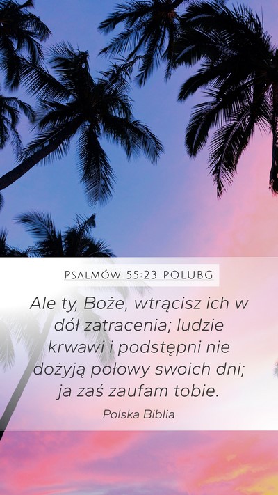 Psalmów 55:23 POLUBG Bible Verse Image