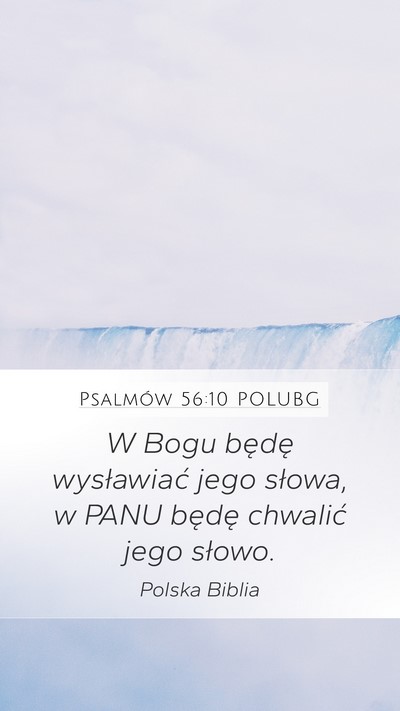 Psalmów 56:10 POLUBG Bible Verse Image