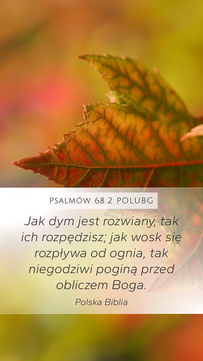 Psalmów 68:2 POLUBG Bible Verse Image