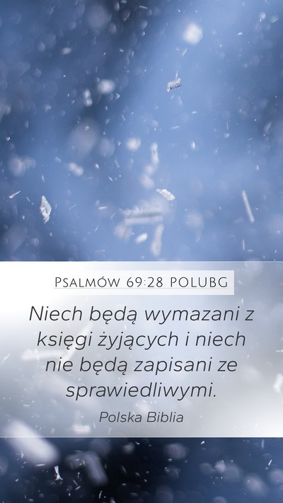 Psalmów 69:28 POLUBG Bible Verse Image