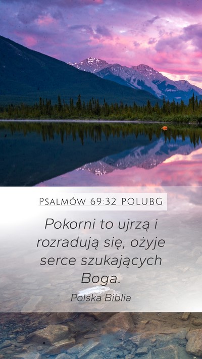 Psalmów 69:32 POLUBG Bible Verse Image