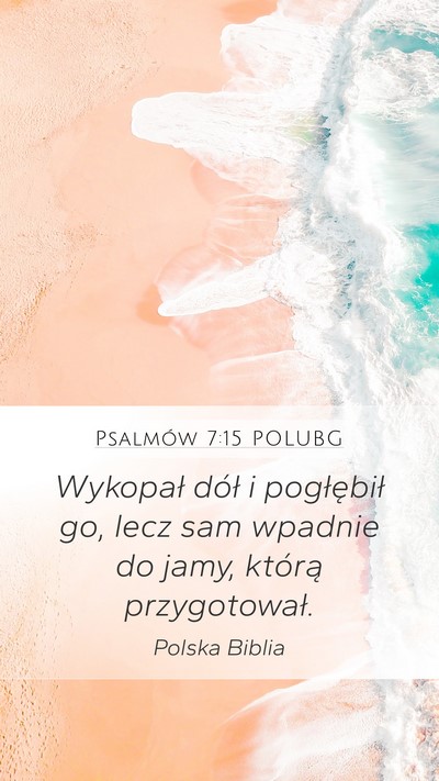 Psalmów 7:15 POLUBG Bible Verse Image