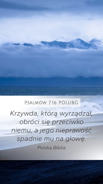 Psalmów 7:16 POLUBG Bible Verse Image