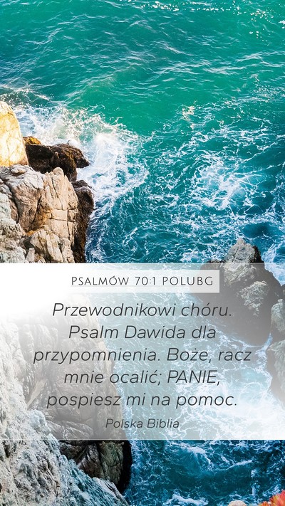 Psalmów 70:1 POLUBG Bible Verse Image