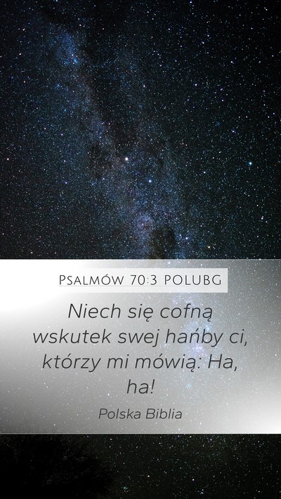 Psalmów 70:3 POLUBG Bible Verse Image