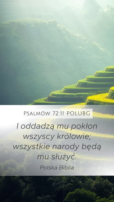 Psalmów 72:11 POLUBG Bible Verse Image