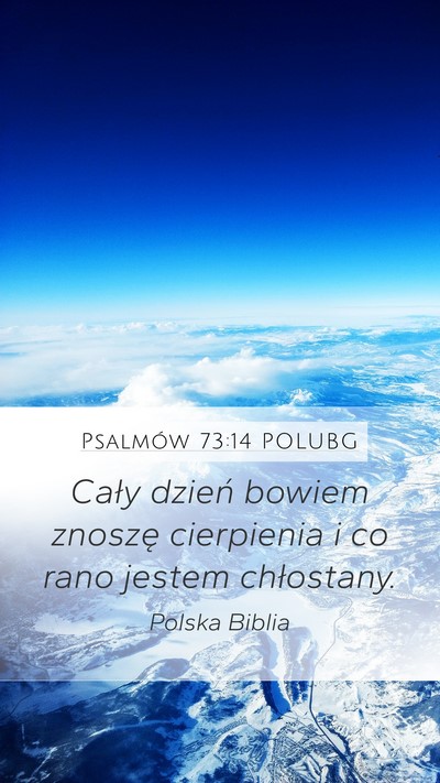 Psalmów 73:14 POLUBG Bible Verse Image