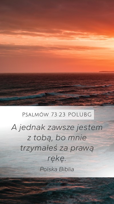 Psalmów 73:23 POLUBG Bible Verse Image