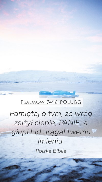Psalmów 74:18 POLUBG Bible Verse Image