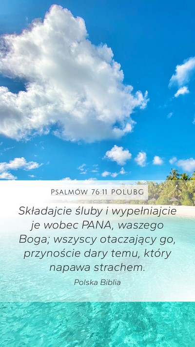 Psalmów 76:11 POLUBG Bible Verse Image