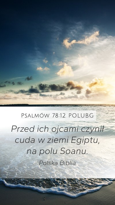 Psalmów 78:12 POLUBG Bible Verse Image
