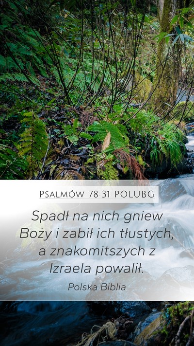 Psalmów 78:31 POLUBG Bible Verse Image