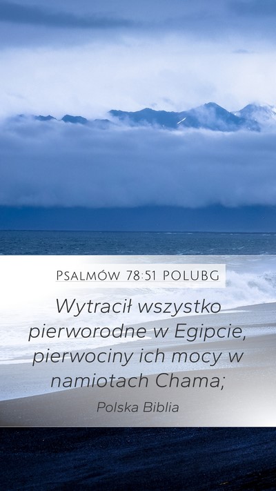 Psalmów 78:51 POLUBG Bible Verse Image