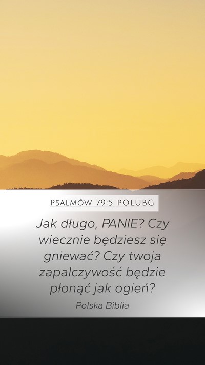 Psalmów 79:5 POLUBG Bible Verse Image