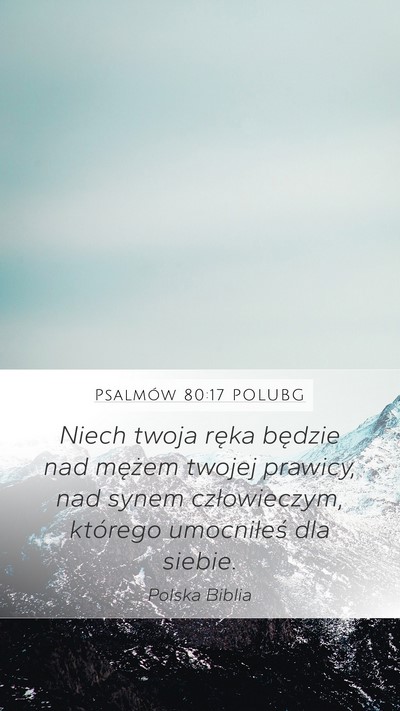Psalmów 80:17 POLUBG Bible Verse Image