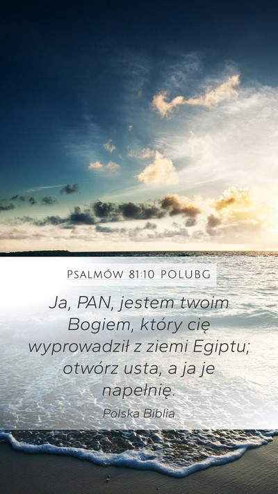 Psalmów 81:10 POLUBG Bible Verse Image