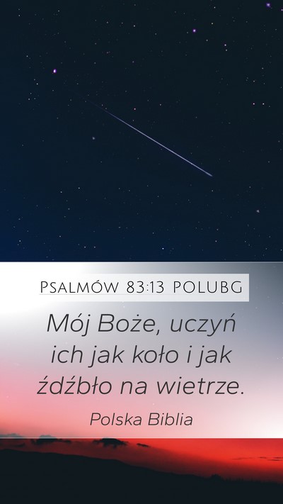 Psalmów 83:13 POLUBG Bible Verse Image