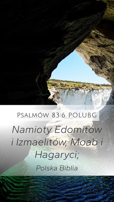 Psalmów 83:6 POLUBG Bible Verse Image
