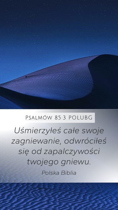 Psalmów 85:3 POLUBG Bible Verse Image