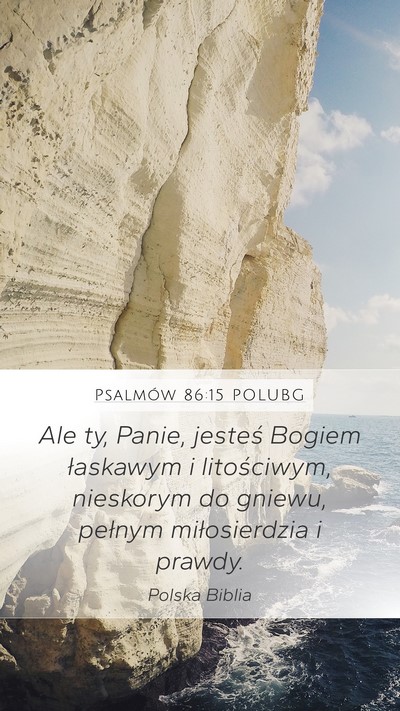 Psalmów 86:15 POLUBG Bible Verse Image