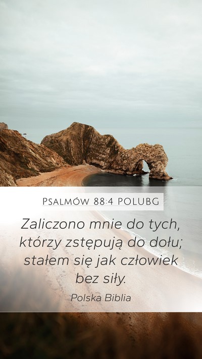 Psalmów 88:4 POLUBG Bible Verse Image